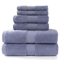 Lot de 6 serviettes 100% coton Ensembles de serviettes de bain de luxe