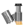Loupe éclairée par loupe 60X avec 2 lumières LED et 1 lumière UV Longueur focale réglable pour les bijoutiers Horlogers Gemmologues Amateurs