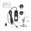 Loupe de microscope à zoom numérique USB avec fonction OTG Loupe à 8 LED,  grossissement 1600X avec support