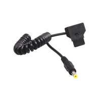 Lové mâle/D-Tap 2Pin DC 5.5 * 2.5 mm adaptateur câble V-Mount Anton batterie DSLR Rig câble d