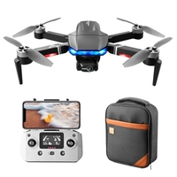 LSRC S7S GPS 5G Wifi FPV 4K RC caméra Drone 3 axes cardan moteur sans brosse quadrirotor avec sac de rangement