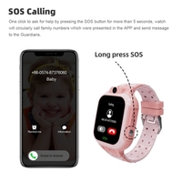 LT37 4G Enfants Smart Phone Appel Regarder Vidéo Chat LBS GPS WiFi SOS Moniteur Caméra IP67 Étanche Horloge Enfant Voix Chat Bébé Smartwatch Avec Fente Pour Carte SIM