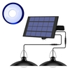 Luminaire suspendu à énergie solaire avec panneau réglable Capteur d