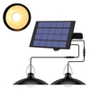Luminaire suspendu à énergie solaire avec panneau réglable Capteur d
