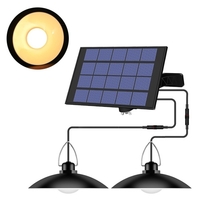 Luminaire suspendu à énergie solaire avec panneau réglable Capteur d