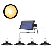 Luminaire suspendu à énergie solaire avec panneau réglable Capteur d