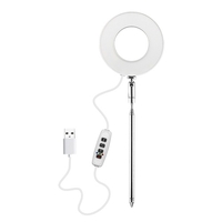 Luminosité de la lumière de croissance des plantes Dimmable 3/9/12h Timing Mini Circle Led Lampe pour plantes d
