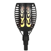 Lumière actionnée solaire de pelouse de flamme de flamme de 51LEDs