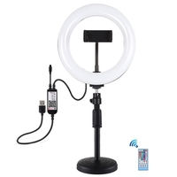 Lumière annulaire RGBW à surface courbe de 7, 9 pouces