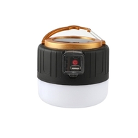Lumière de camping solaire extérieure Lampe de secours Lampes à LED à énergie solaire Tente Lumières de cabine de camping avec sortie USB