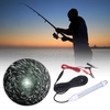 Lumière de pêche nocturne sous-marine IP68 leurre appât 12-24V 10W 120LEDs 1000lm LED lampe de trouveur de poisson submersible avec cordon de 6m / 19.69ft