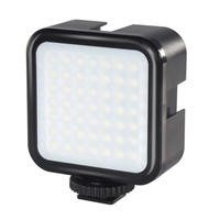 Lumière de remplissage de caméra PULUZ 3W 49 perles de lampe à intensité variable,  vidéo portable faisant la lumière