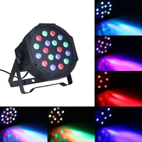 Lumière de scène à LED RGB AC90-240V 18W 18 LED