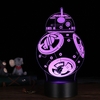 Lumière de table colorée d