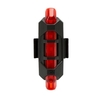 Lumière de vélo arrière rechargeable USB Feu arrière de vélo à LED 4 modes d