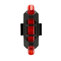 Lumière de vélo arrière rechargeable USB Feu arrière de vélo à LED 4 modes d