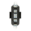 Lumière de vélo arrière rechargeable USB Feu arrière de vélo à LED 4 modes d