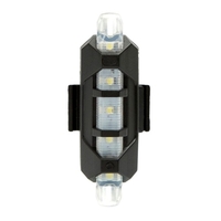 Lumière de vélo arrière rechargeable USB Feu arrière de vélo à LED 4 modes d