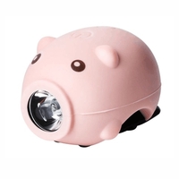 Lumière de vélo USB rechargeable phare de vélo Portable mignon klaxon lumières LED vélo avant lumière pour VTT vélo de route enfants vélo