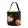 Lumière LED Up Halloween seau Halloween fourre-tout sacs avec poignée 3 Modes de lumière réutilisable Halloween bonbons sacs cadeaux sacs pour enfants Halloween fête sur le thème