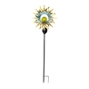 Lumière solaire extérieure en métal décoration de jardin lumière étanche lampe de pelouse marche/arrêt automatique pour l