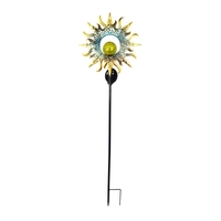 Lumière solaire extérieure en métal décoration de jardin lumière étanche lampe de pelouse marche/arrêt automatique pour l