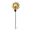 Lumière solaire extérieure en métal décoration de jardin lumière étanche lampe de pelouse marche/arrêt automatique pour l