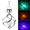 Lumière solaire spirale Spinner carillon éolien solaire LED changement de couleur suspendu vent lumière étanche veilleuse