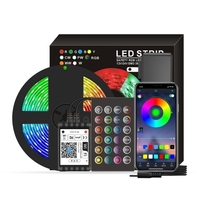Lumières de bande intelligentes de Wifi LED RGB 16.4ft. 5050 lumières changeantes de couleur
