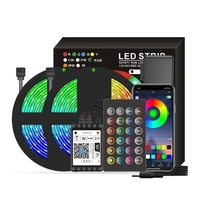 Lumières de bande intelligentes de Wifi LED RVB 32.8ft. 5050 lumières changeantes de couleur