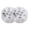 Lumières de plongée à LED avec cellule à distance RF IP68 étanche lumière sous-marine 10LEDs 16 lumières d