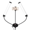 Lumières de remplissage de lampe vidéo à LED à double bras FX-480II