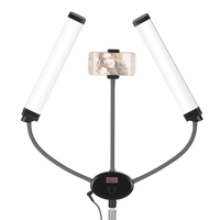 Lumières de remplissage de lampe vidéo à LED à double bras FX-480II