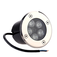 Lumières enterrées de chemin de jardin extérieur de Lixada 5W LED enterrées