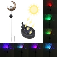 Lumières extérieures de voie de lumière solaire 5 couleurs