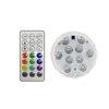 Lumières LED submersibles avec télécommande sans fil