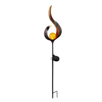 Lumières solaires à LED Feu en forme de lune en forme de lune