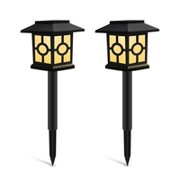 Lumières solaires éclairage de paysage extérieur lampe de pelouse lumière à énergie solaire pour la décoration de cour de patio de jardin de voie