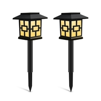 Lumières solaires éclairage de paysage extérieur lampe de pelouse lumière à énergie solaire pour la décoration de cour de patio de jardin de voie