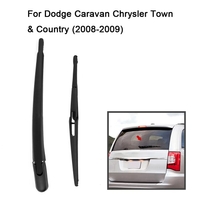 Lunette arrière Essuie-glace de voiture Arm & Blade remplacement complet Set pour Chrysler Dodge Caravan 2008-2009