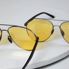 Lunettes de conduite UREVO jour nuit lunettes de conduite aviateur polarisées HD lunettes de soleil anti-éblouissement pour hommes femmes