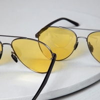 Lunettes de conduite UREVO jour nuit lunettes de conduite aviateur polarisées HD lunettes de soleil anti-éblouissement pour hommes femmes