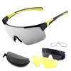 Lunettes de cyclisme avec 3 verres interchangeables UV400 Lunettes de soleil de sport VTT Lunettes de vélo de route pour hommes femmes Course à pied Conduite Pêche Baseball Golf