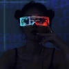 Lunettes de fête à LED clignotantes lunettes lumineuses lumineuses LED allument des lunettes pour la discothèque de fête d
