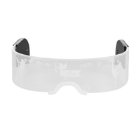 Lunettes de fête à LED clignotantes lunettes lumineuses lumineuses LED allument des lunettes pour la discothèque de fête d