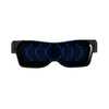 Lunettes de lumière LED rechargeables par USB Lunettes BT Contrôle de l
