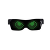Lunettes de lumière LED rechargeables par USB Lunettes BT Contrôle de l