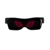Lunettes de lumière LED rechargeables par USB Lunettes BT Contrôle de l
