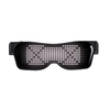 Lunettes de lumière LED rechargeables par USB Lunettes BT Contrôle de l