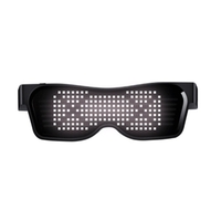Lunettes de lumière LED rechargeables par USB Lunettes BT Contrôle de l